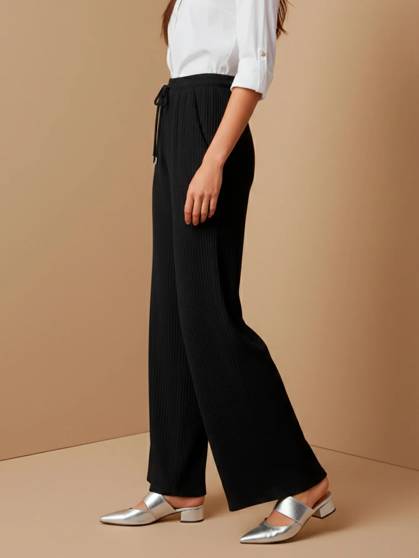 AD2625 PANTALON DE PIERNA ANCHA 9407